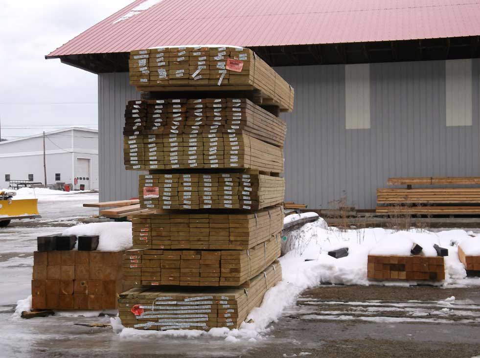 stack of lumber